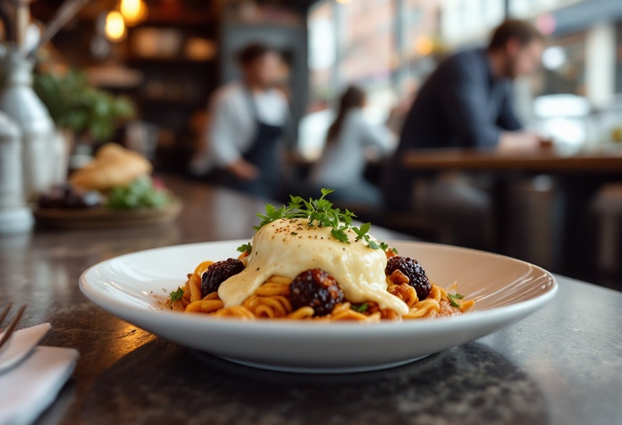 A classic Portland dish that locals point to first, plated at a downtown counter